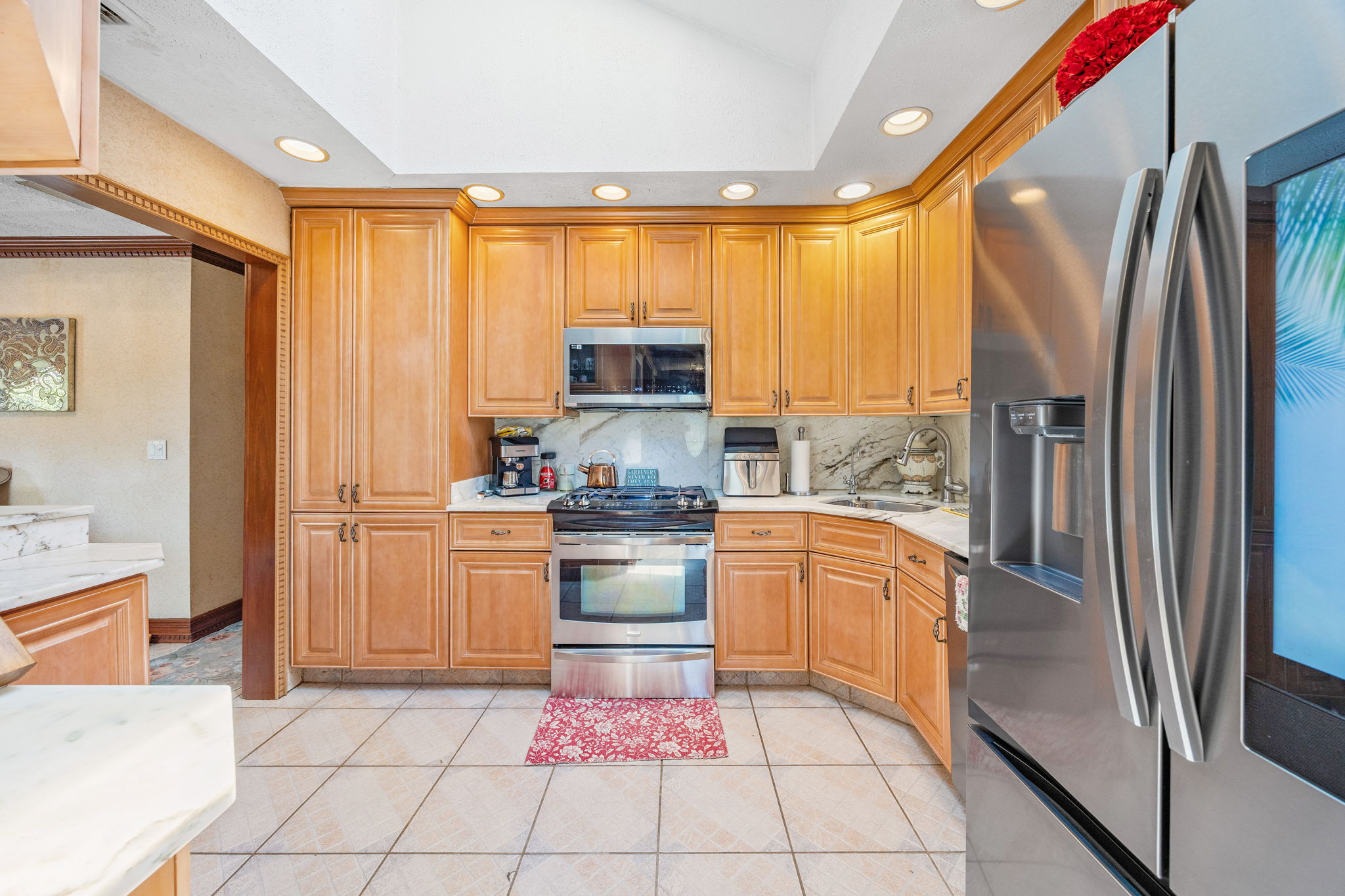 141-18 14th Avenue Queens, NY 11357 - Photo 8 of 26 a kitchen with a refrigerator a sink dishwasher and a refrigerator