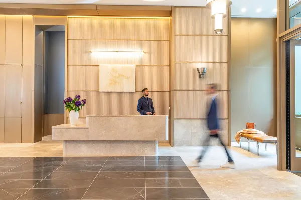 a living room with a couch