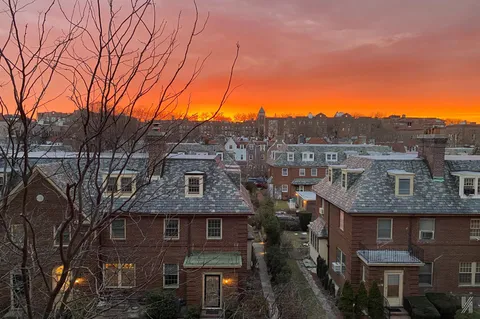 a aerial view of a house
