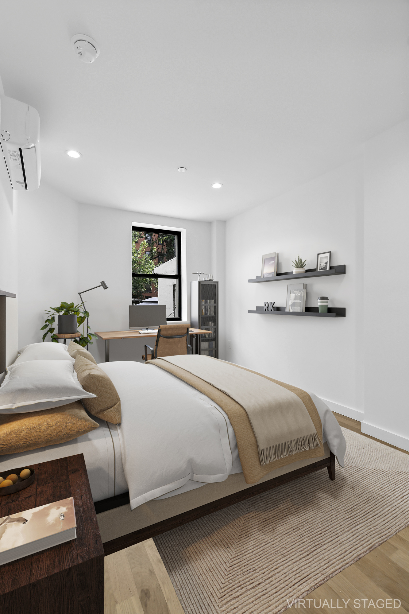 116 Madison Street Brooklyn, NY 11216 - Photo 18 of 20 a bedroom with a bed and window