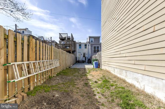 1435 Hull Street Baltimore, MD 21230 - Photo 2 of 3 a view of backyard with deck