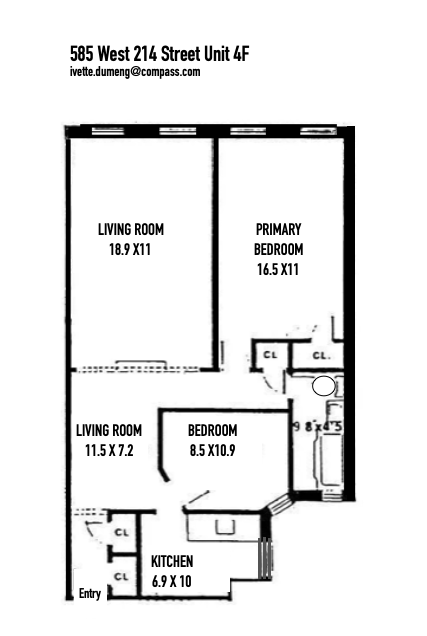 585 West 214th Street, Unit 4F Manhattan, NY 10034 - Photo 8 of 8