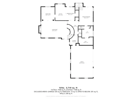 a picture of floor plan