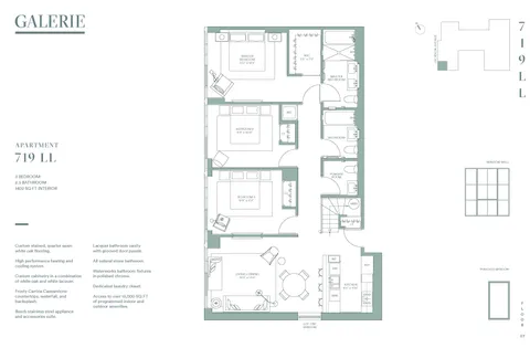 $2,625,000 | 22-18 Jackson Avenue, Unit 719 | Long Island City