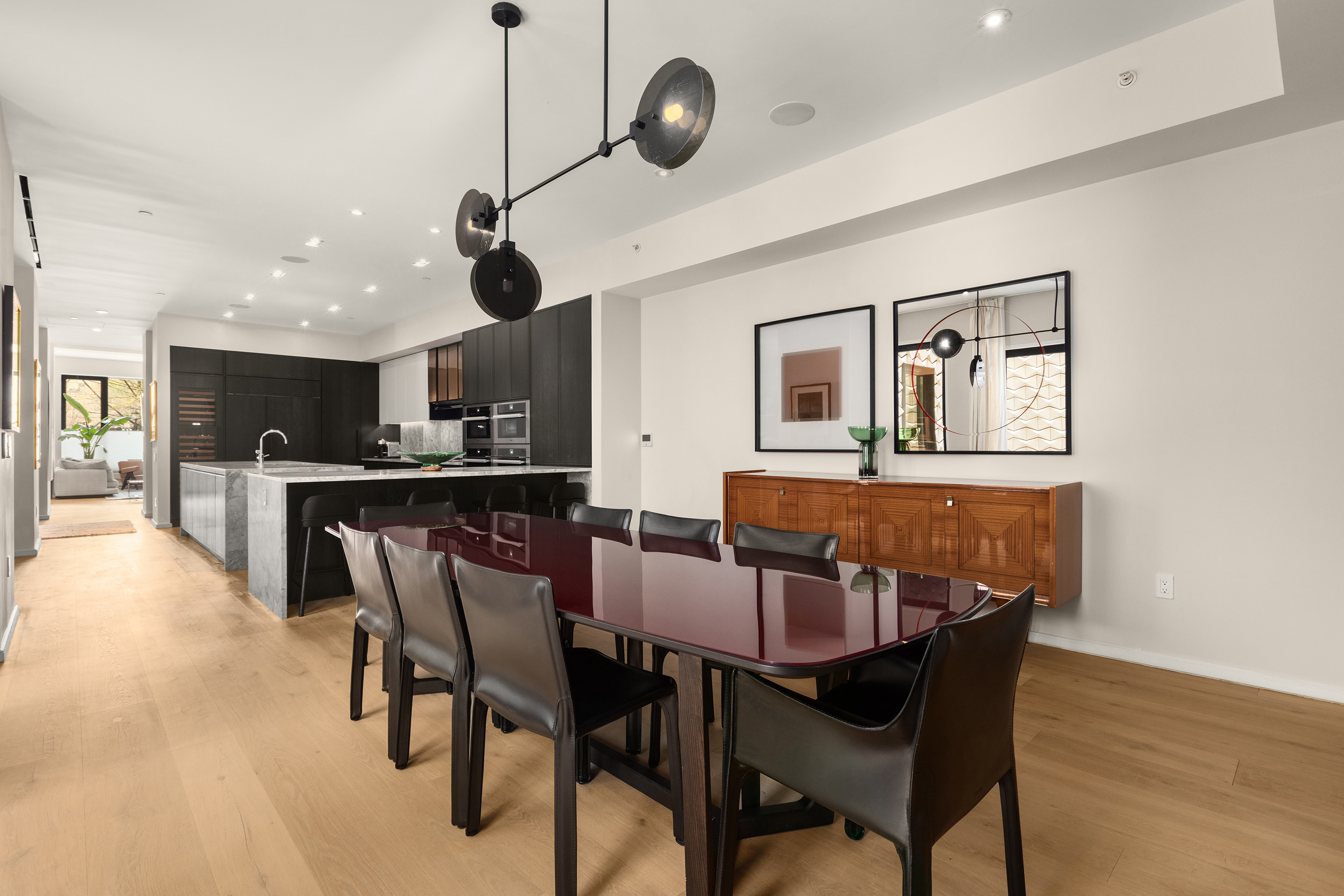 11 Beach Street, Unit THA Manhattan, NY 10013 - Photo 5 of 29 a dining room with furniture and window