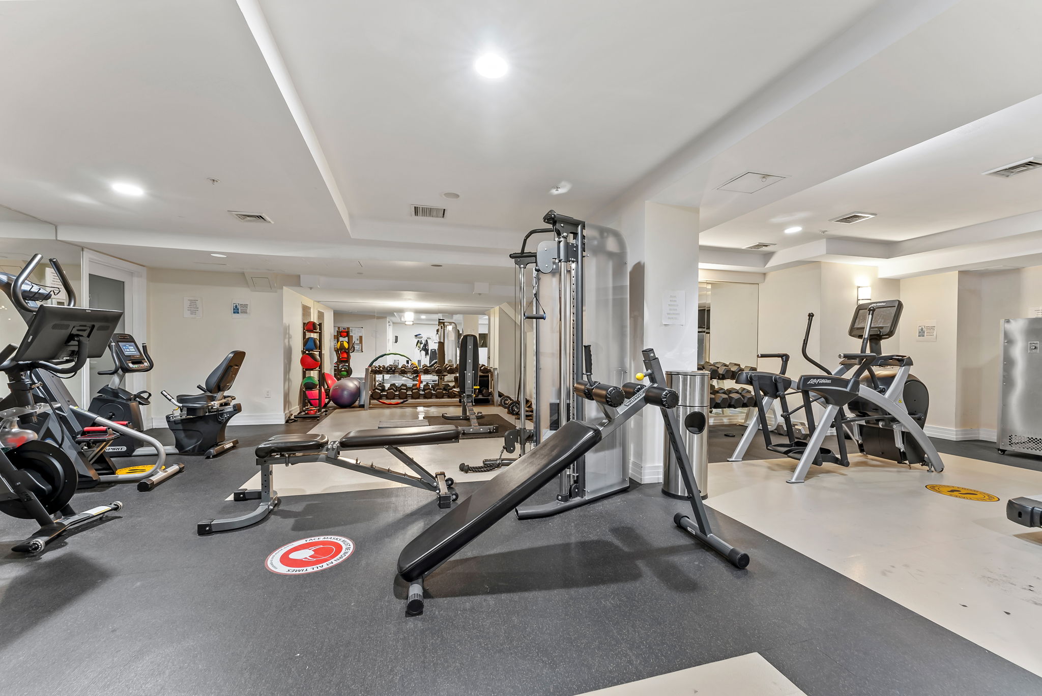 64-05 Yellowstone Boulevard, Unit 414 Queens, NY 11375 - Photo 7 of 14 a view of a room with gym equipment
