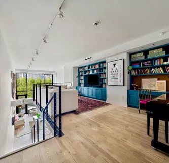 a living room filled with furniture