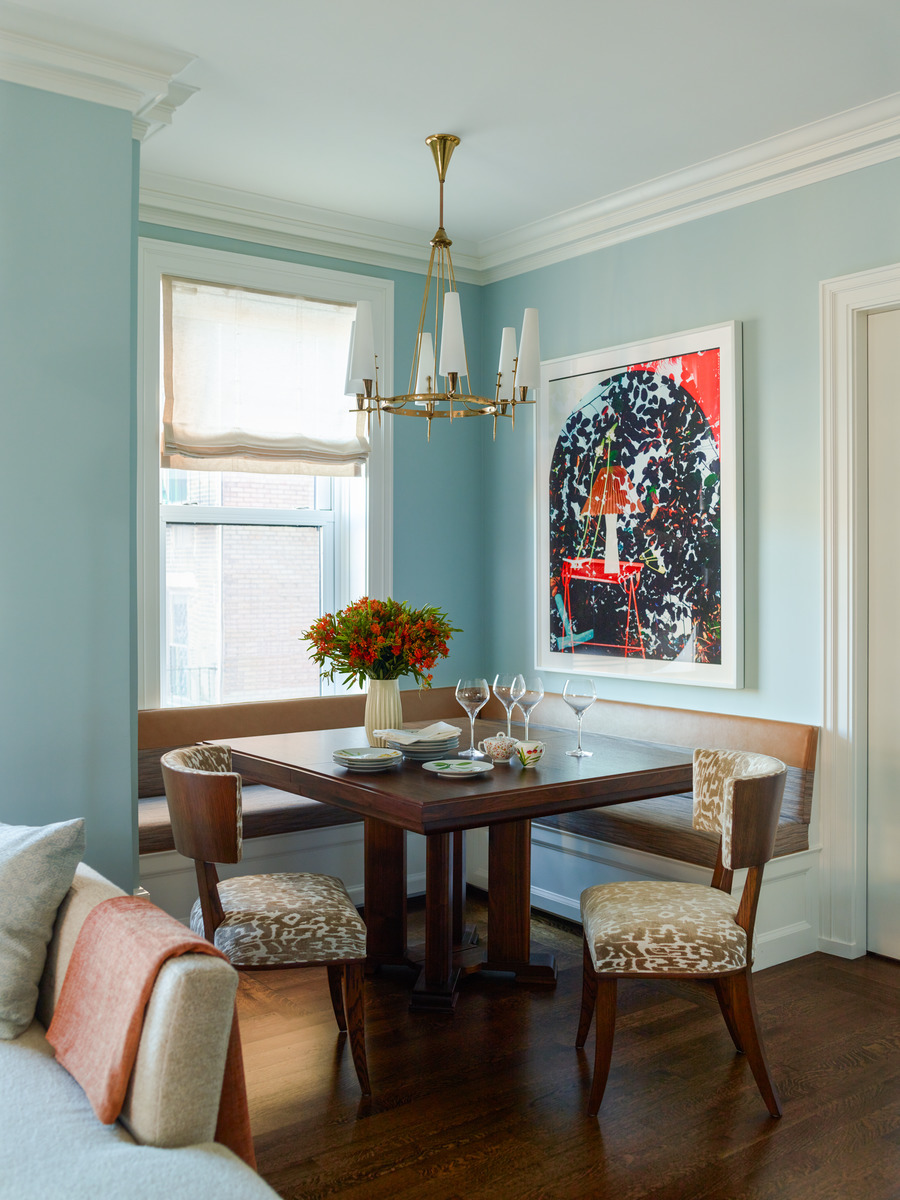325 West End Avenue, Unit 9C Manhattan, NY 10023 - Photo 4 of 14 a living room with furniture a chandelier and a window