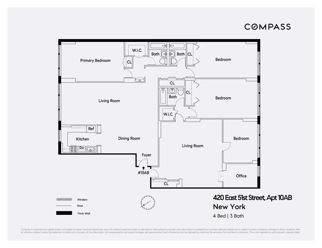 $1,100,000 | 420 East 51st Street, Unit 10AB | Midtown East