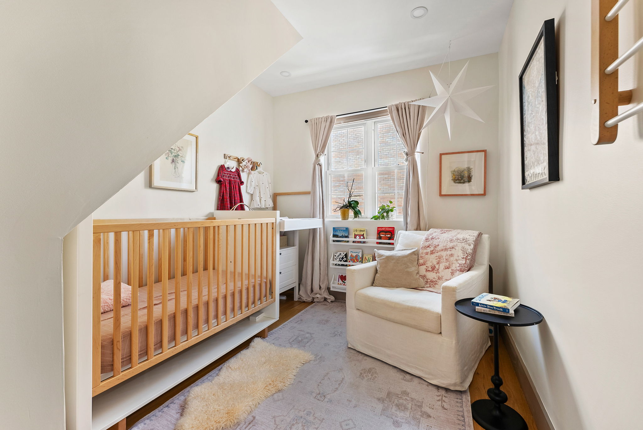 600 Prospect Place, Unit 2 Brooklyn, NY 11238 - Photo 5 of 13 a bedroom with furniture and a window