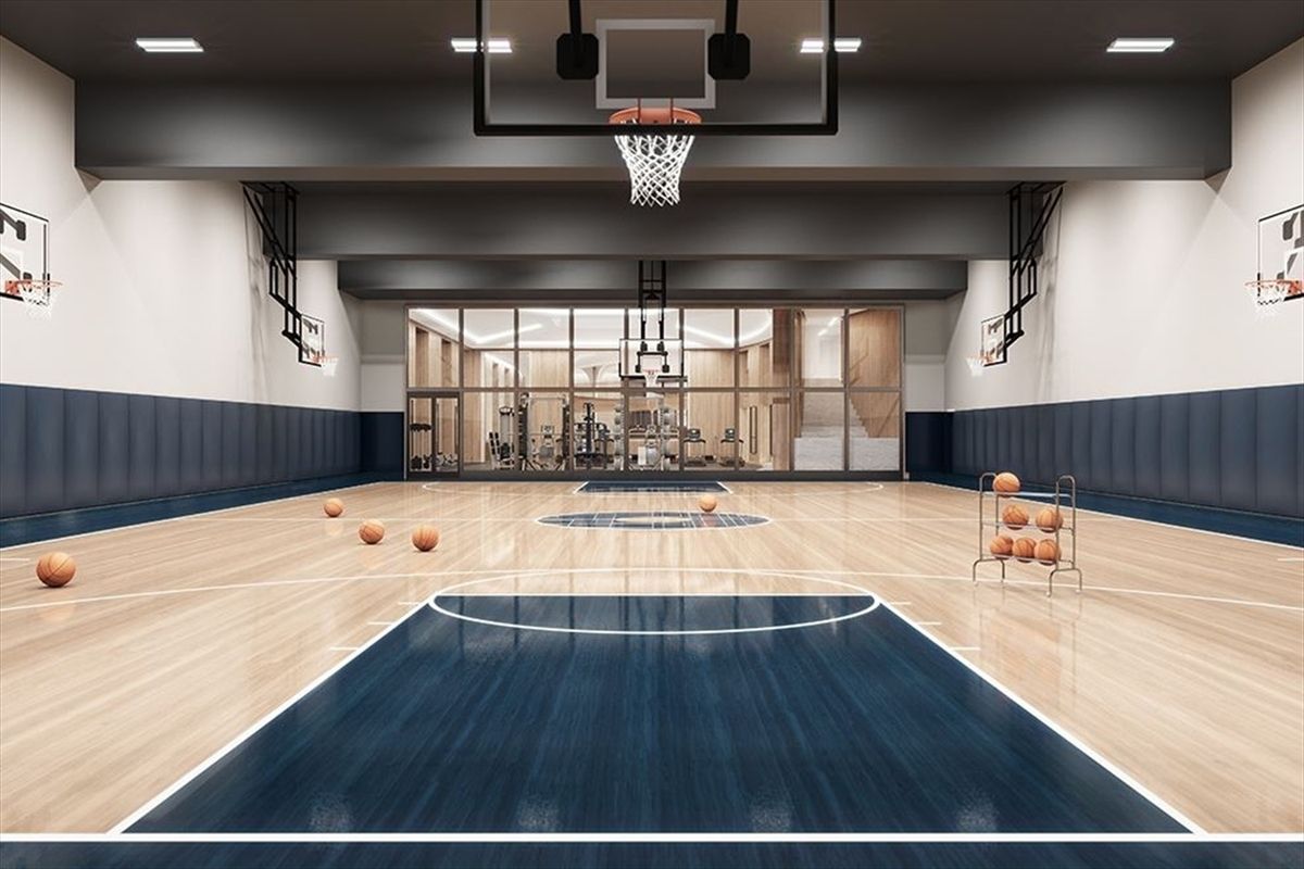 30 Riverside Boulevard, Unit 22A Manhattan, NY 10069 - Photo 15 of 29 a swimming pool with wooden floor