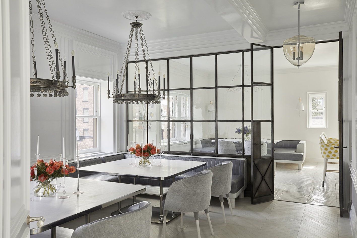 78 Irving Place, Unit PH Manhattan, NY 10003 - Photo 5 of 27 a living room with furniture and a window