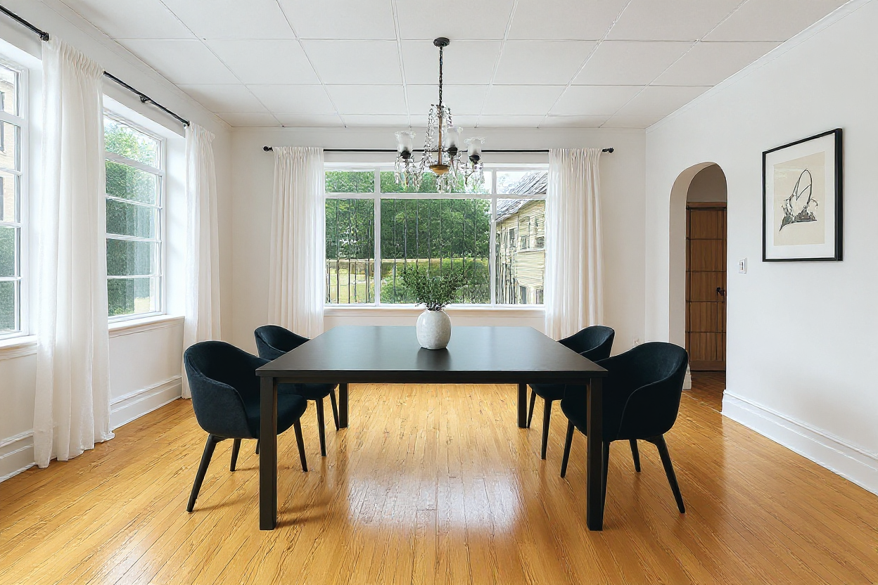1070 East 13th Street Brooklyn, NY 11230 - Photo 2 of 18 a living room with furniture and a large window