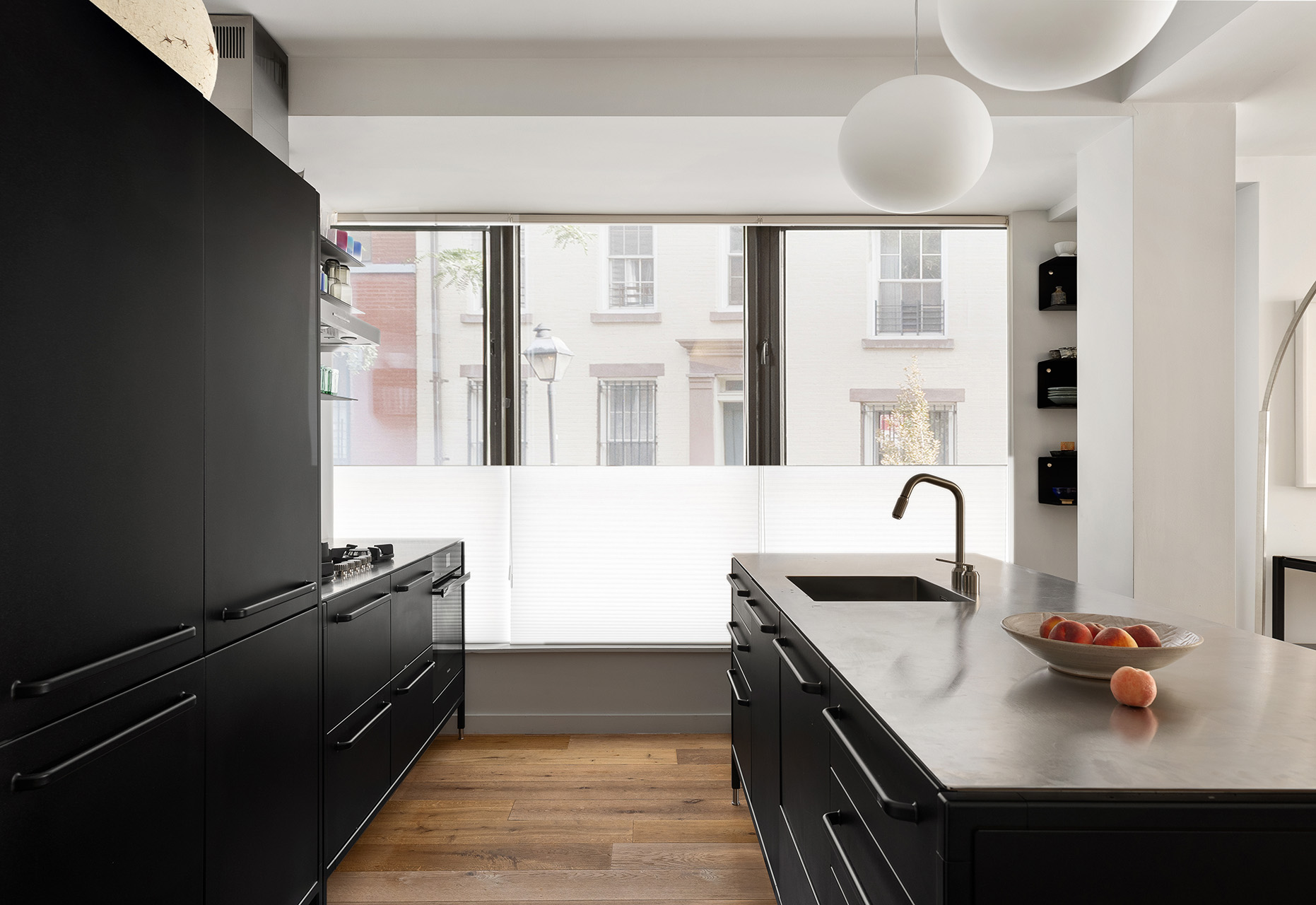 20 Henry Street, Unit 1BN Brooklyn, NY 11201 - Photo 4 of 15 a kitchen with stainless steel appliances granite countertop a sink stove and refrigerator