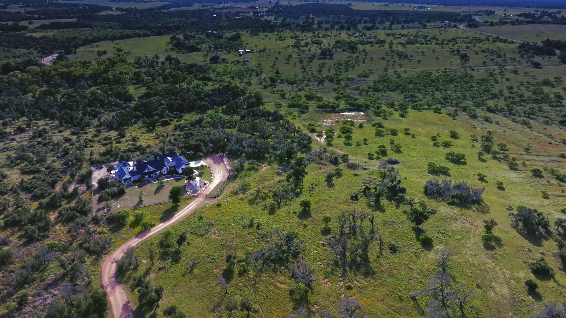 272 Slate Rock Road Willow City, TX 78675 - Photo 29 of 30 a view of a yard with a plant