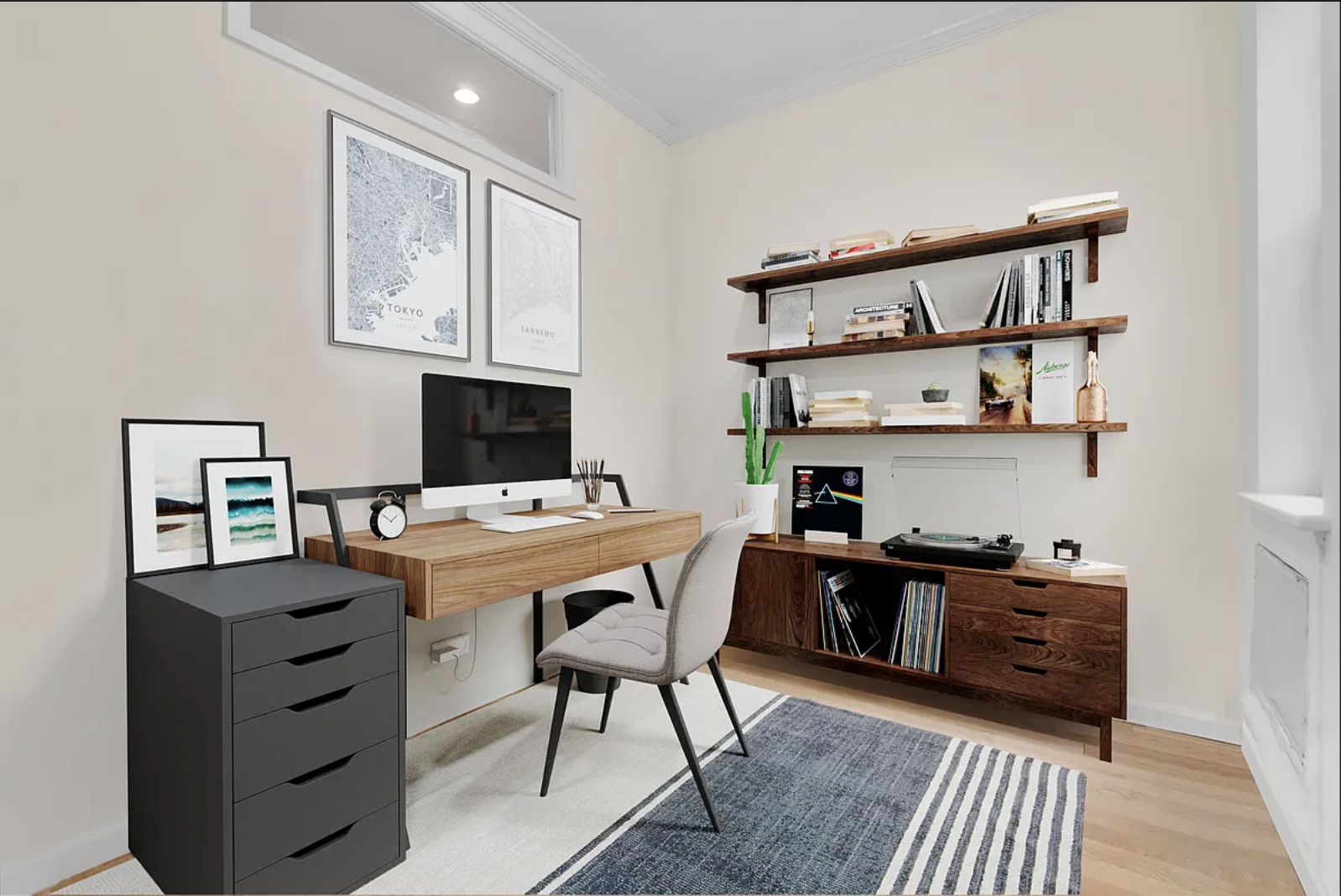 370 Columbus Avenue, Unit 2C Manhattan, NY 10024 - Photo 3 of 10 a view of a workspace with furniture