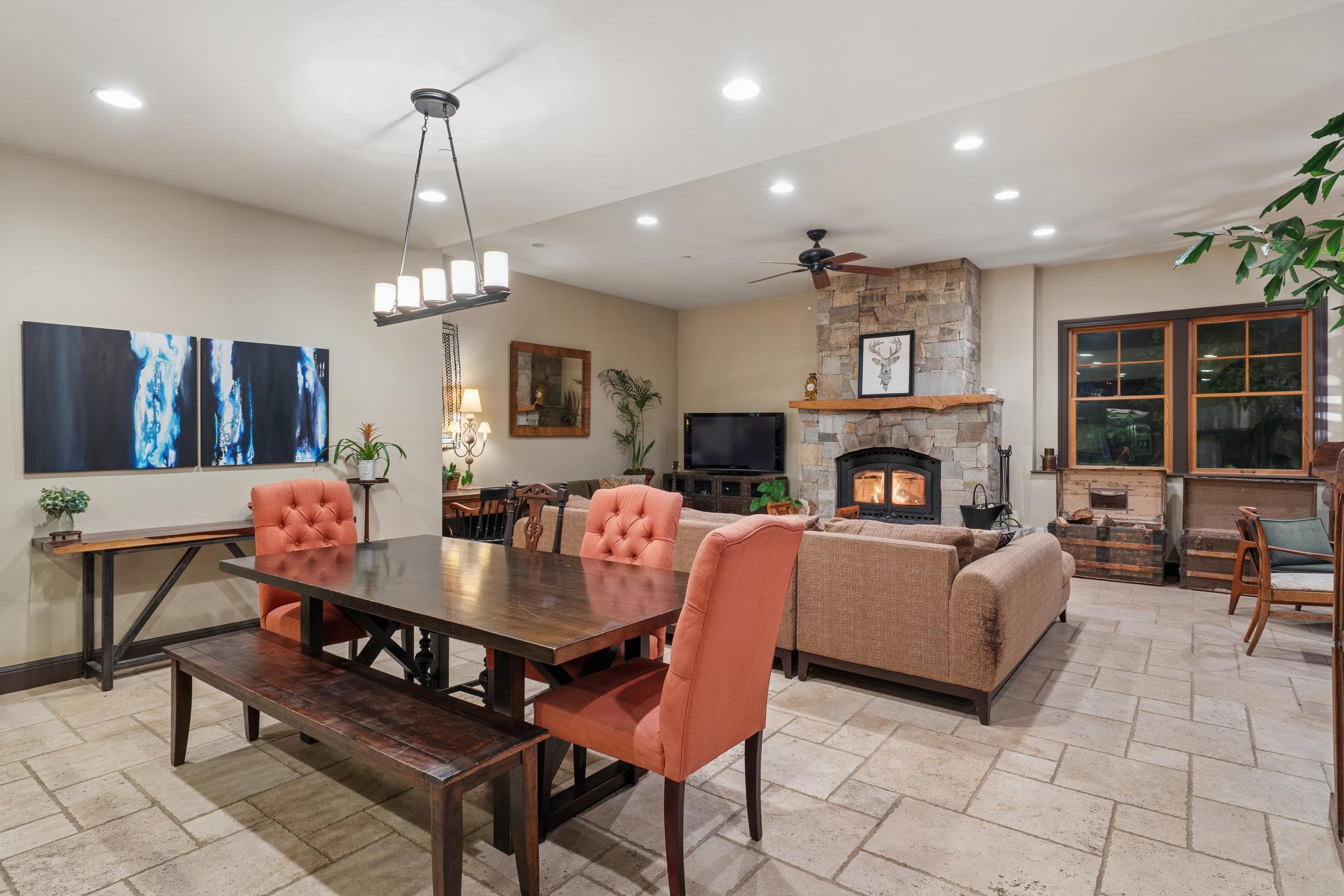 12 Chaparral Lane San Geronimo, CA 94963 - Photo 7 of 19 a living room with furniture and a fireplace