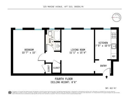 $279,000 | 325 Marine Avenue, Unit D10 | Bay Ridge