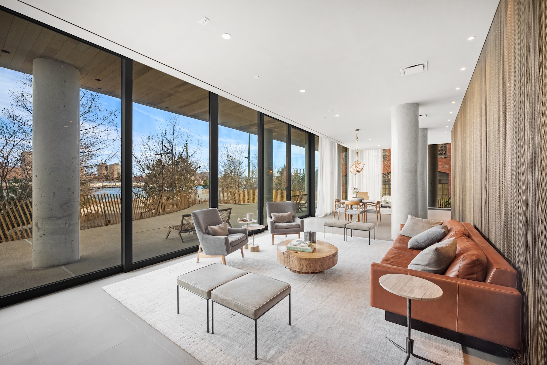 1 John Street, Unit 9D Brooklyn, NY 11201 - Photo 17 of 20 a living room with furniture and a large window