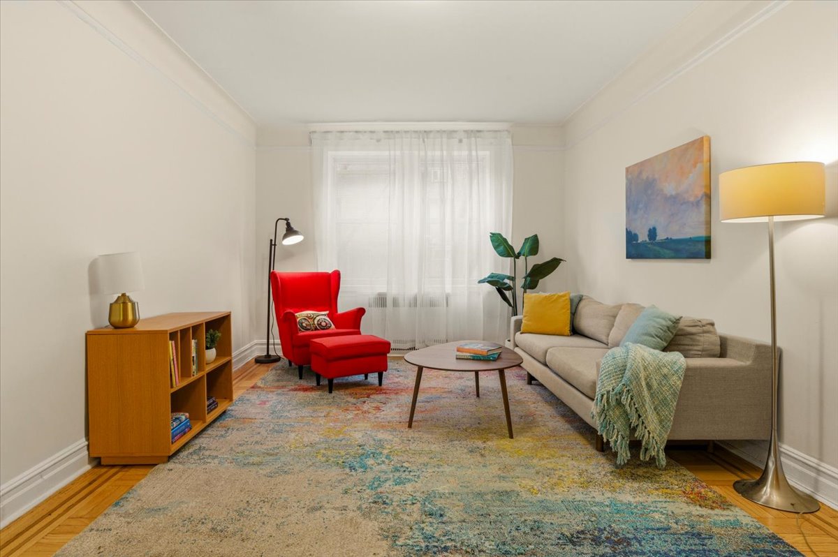 385 Argyle Road, Unit 4A Brooklyn, NY 11218 - Photo 11 of 21 a living room with furniture and a couch