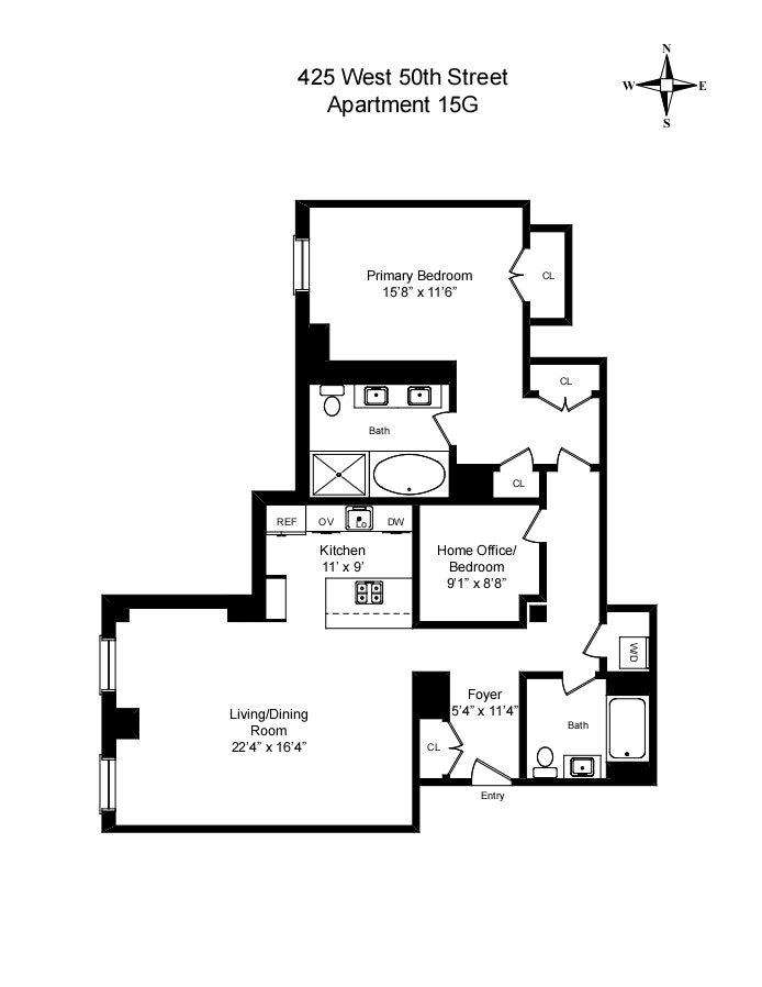 425 West 50th Street, Unit 15G Manhattan, NY 10019 - Photo 14 of 14