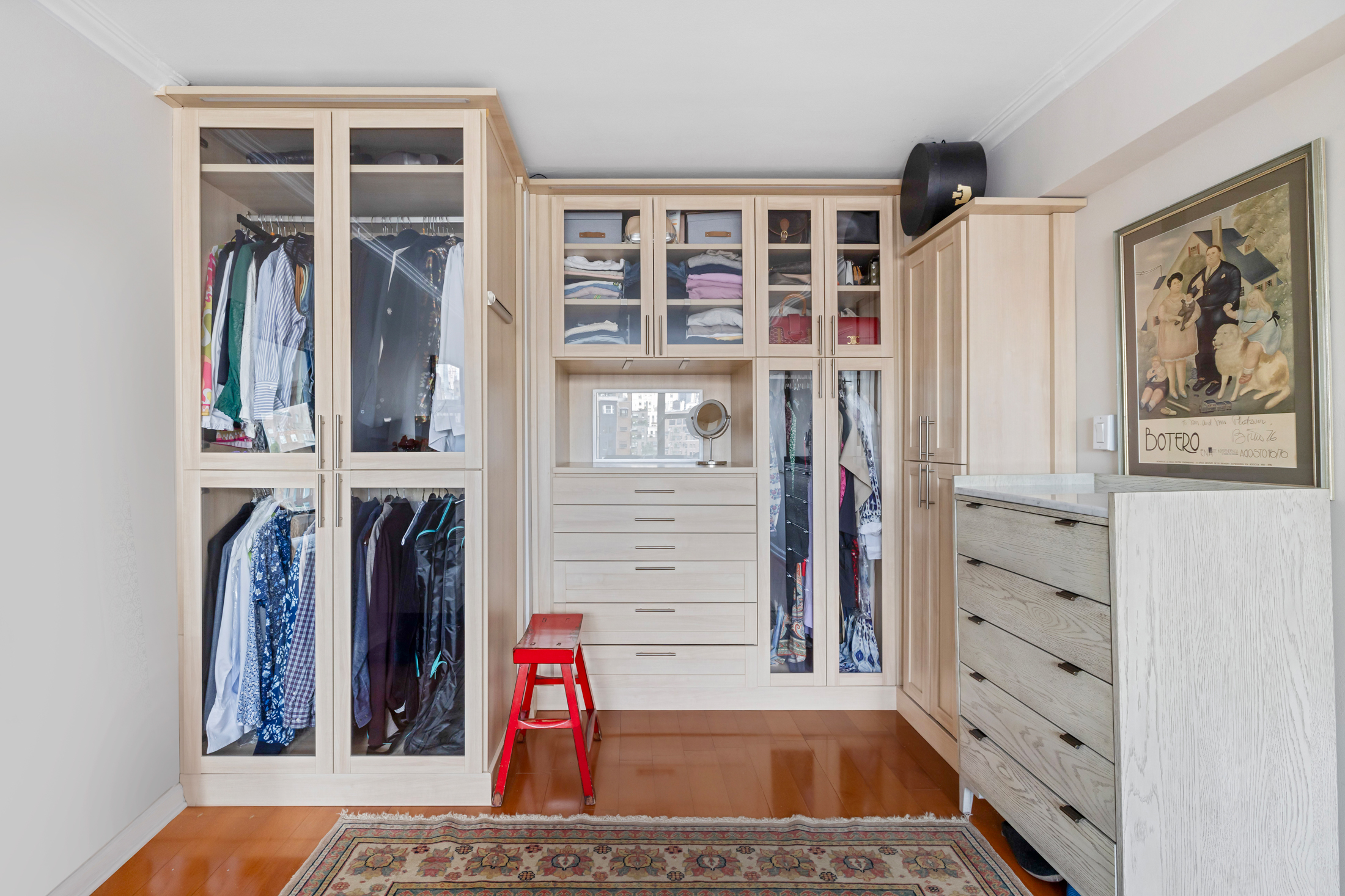 130 East 18th Street, Unit 14B Manhattan, NY 10003 - Photo 6 of 8 a view of a bedroom with furniture and closet