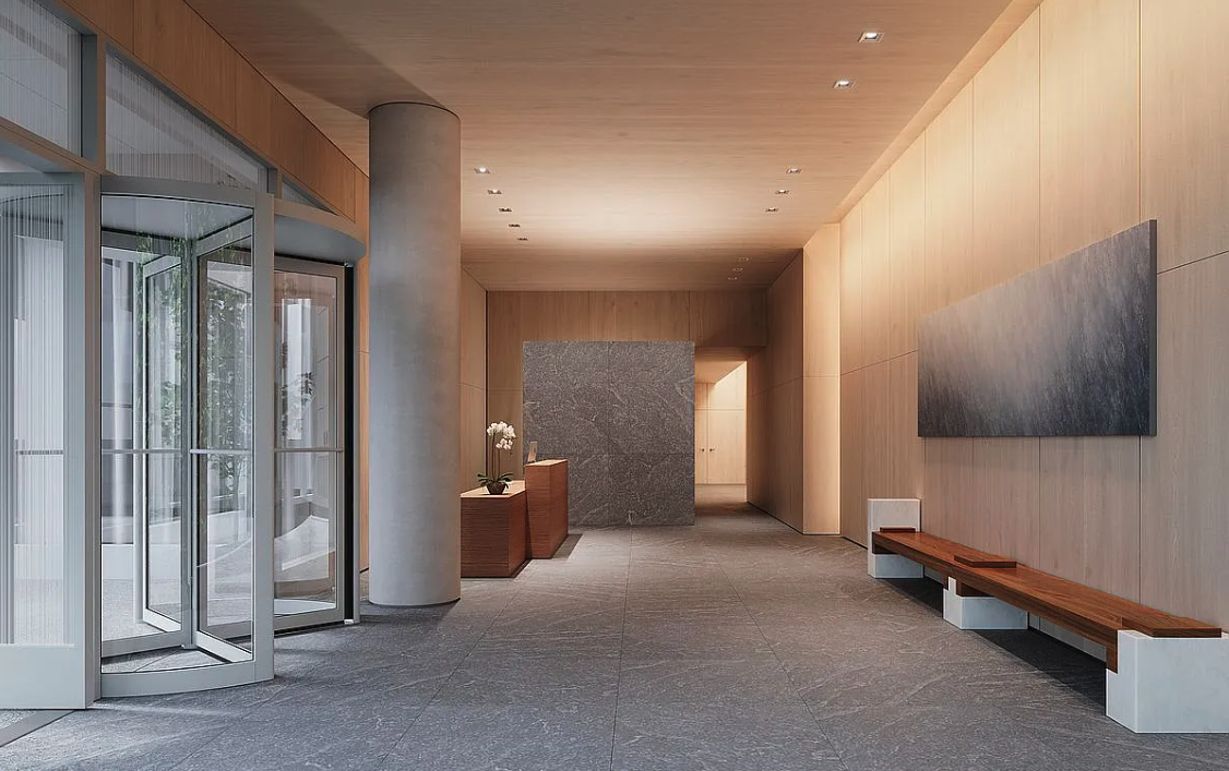 611 West 56th Street, Unit 6D Manhattan, NY 10019 - Photo 5 of 10 a view of a room with gym equipment