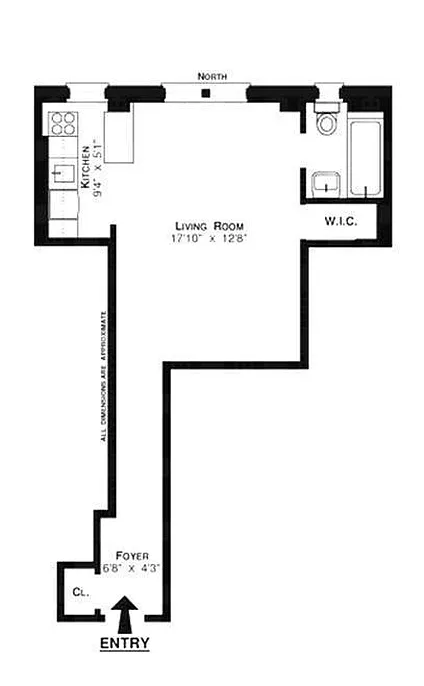 17 West 64th Street, Unit 6E Manhattan, NY 10023 - Photo 6 of 6 a picture of a bathroom with a sink