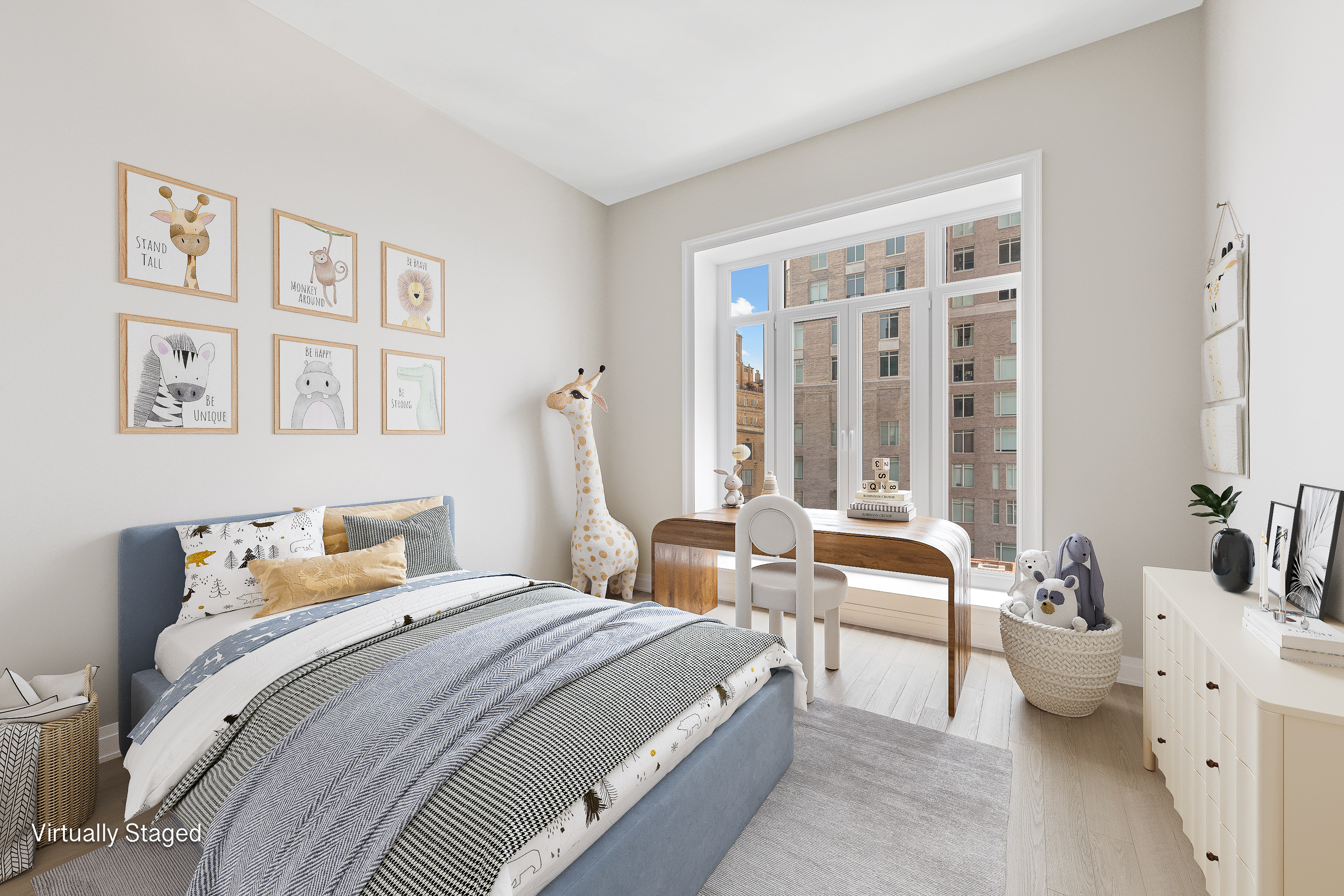 40 East End Avenue, Unit 9B Manhattan, NY 10028 - Photo 8 of 25 a bedroom with a bed and a large window