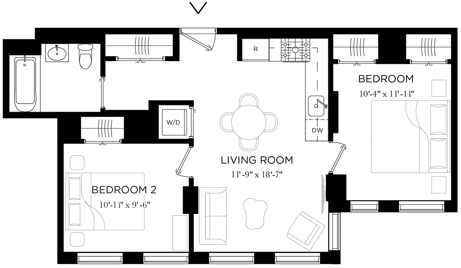 $989,000 | 111 Montgomery Street, Unit 12J | Crown Heights