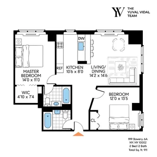 $1,550,000 | 199 Bowery, Unit 6A | Lower East Side
