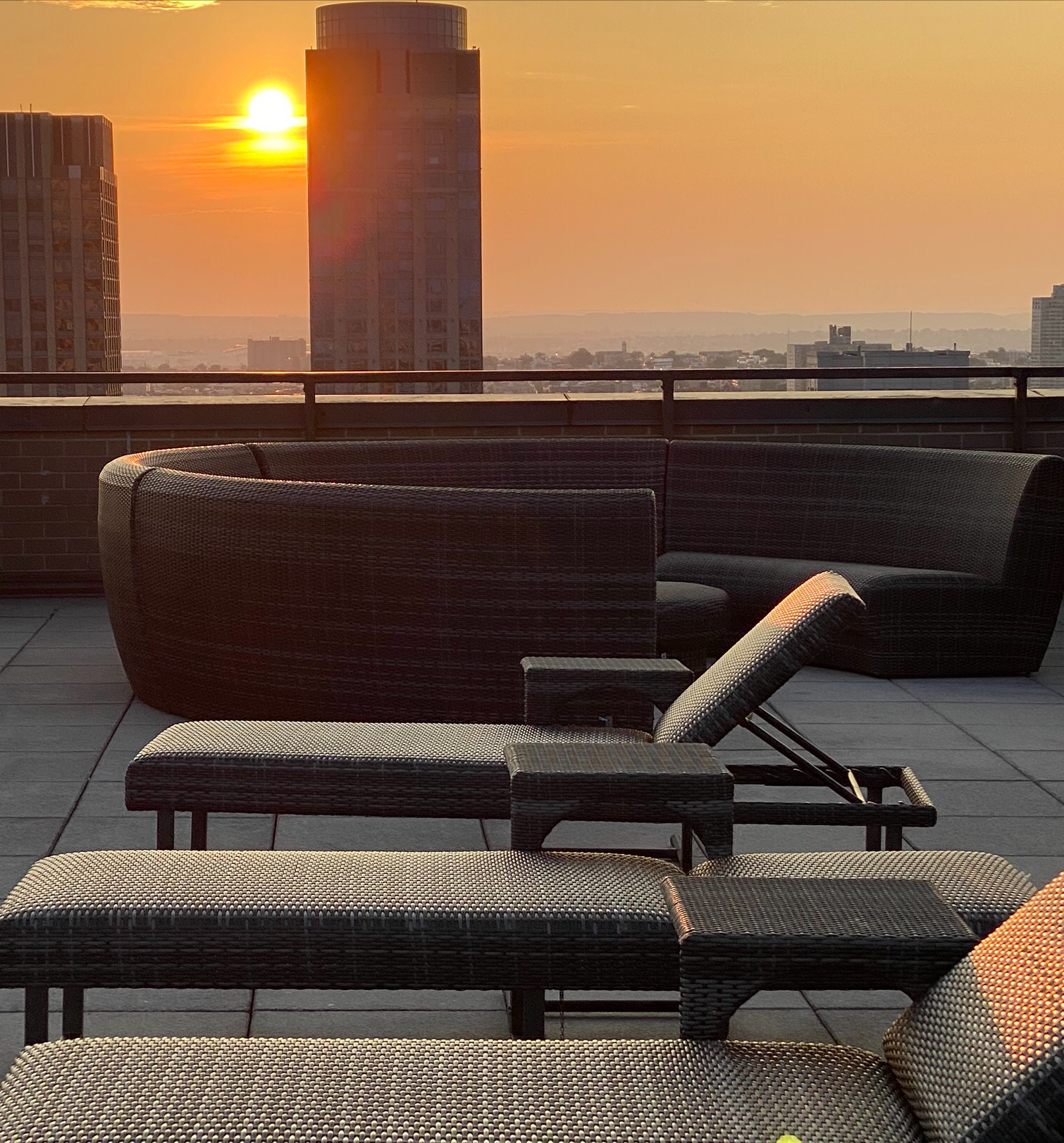 201 West 70th Street, Unit 16C Manhattan, NY 10023 - Photo 14 of 20 a view of balcony with furniture
