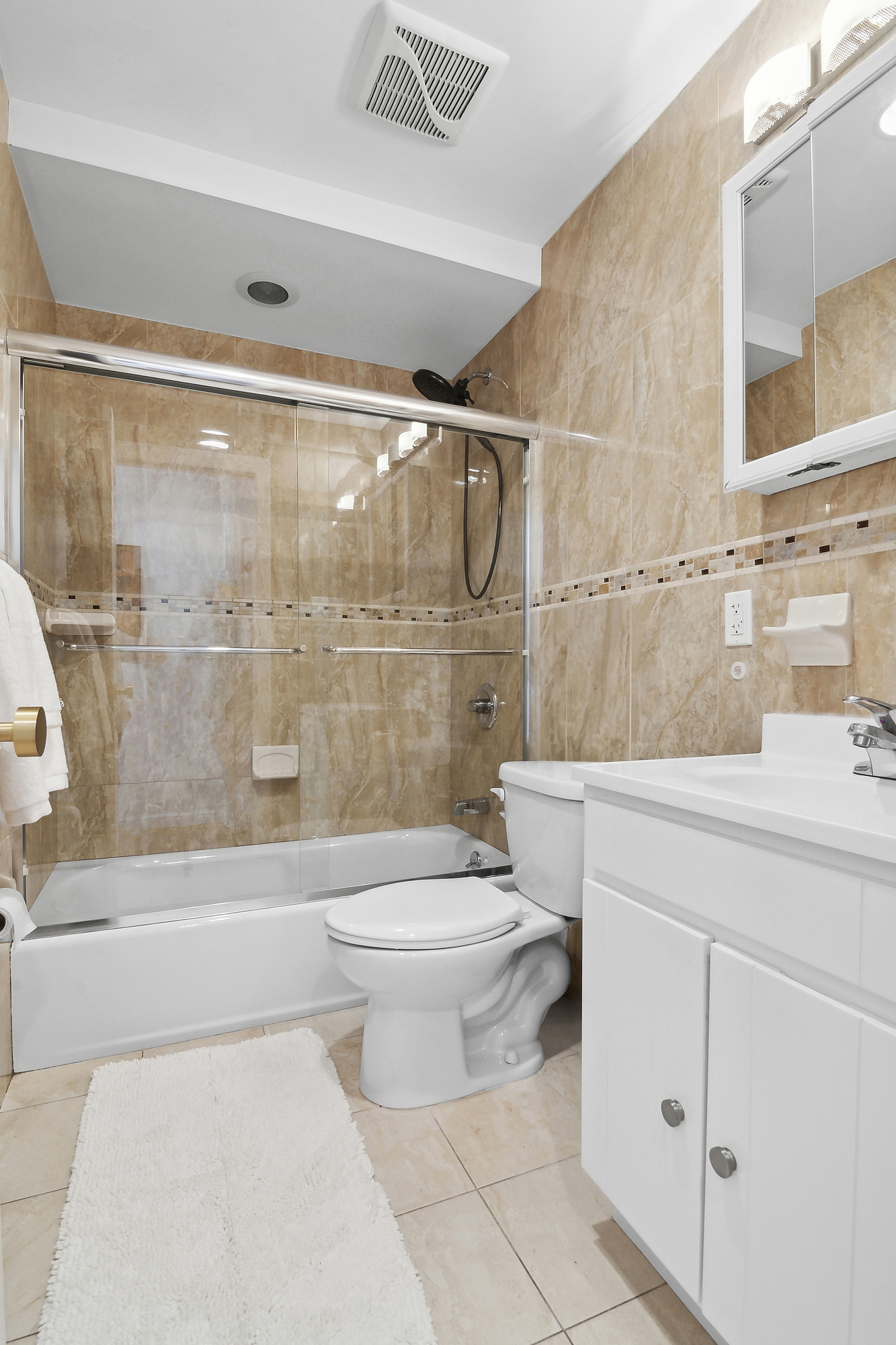 147 Herkimer Street Brooklyn, NY 11216 - Photo 17 of 25 a bathroom with a toilet sink and shower