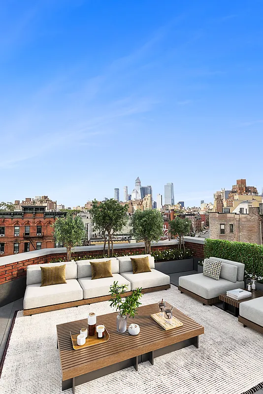 16 Barrow Street, Unit 3A Manhattan, NY 10014 - Photo 4 of 6 a view of a terrace with couches