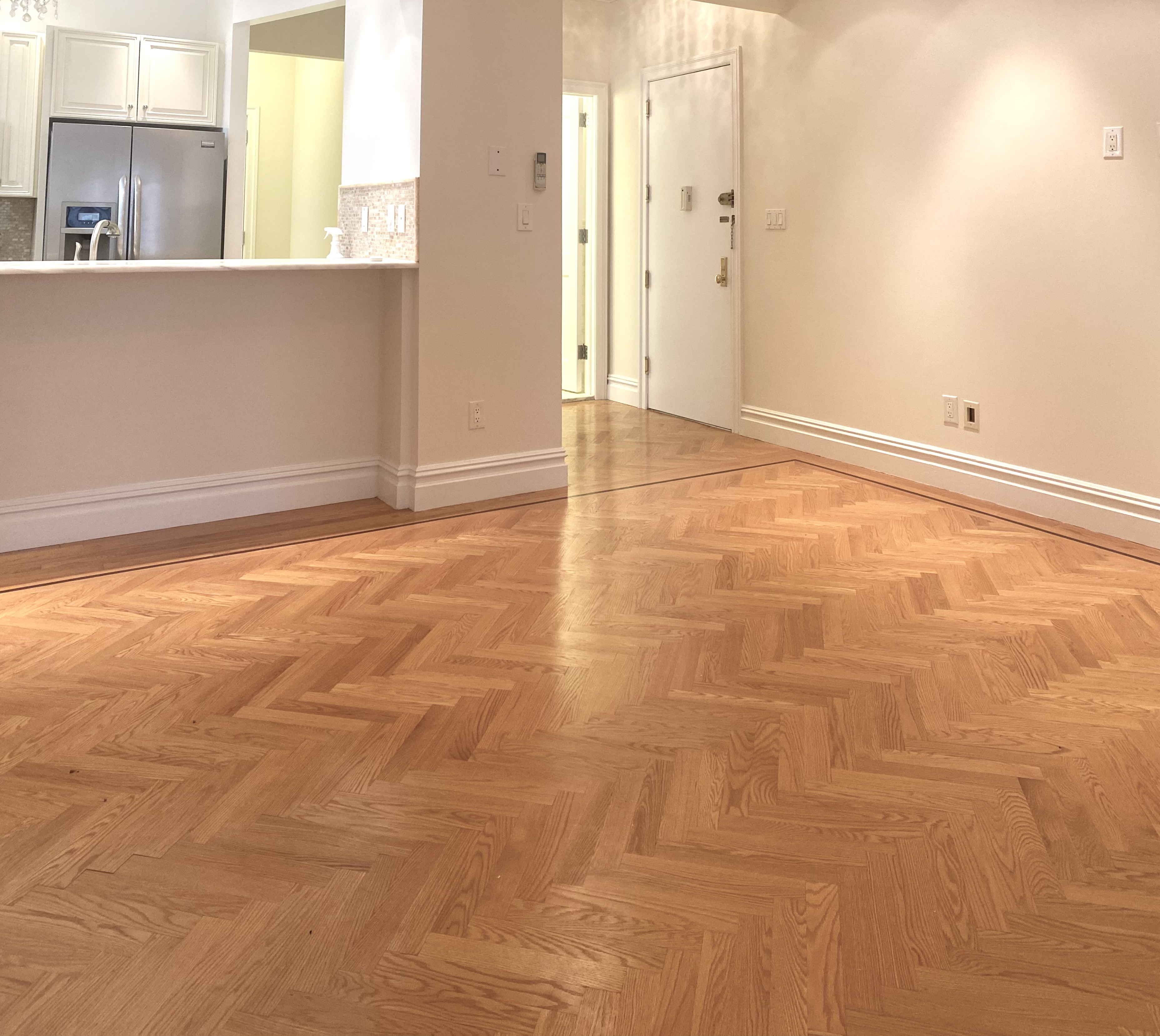 a view of an empty room