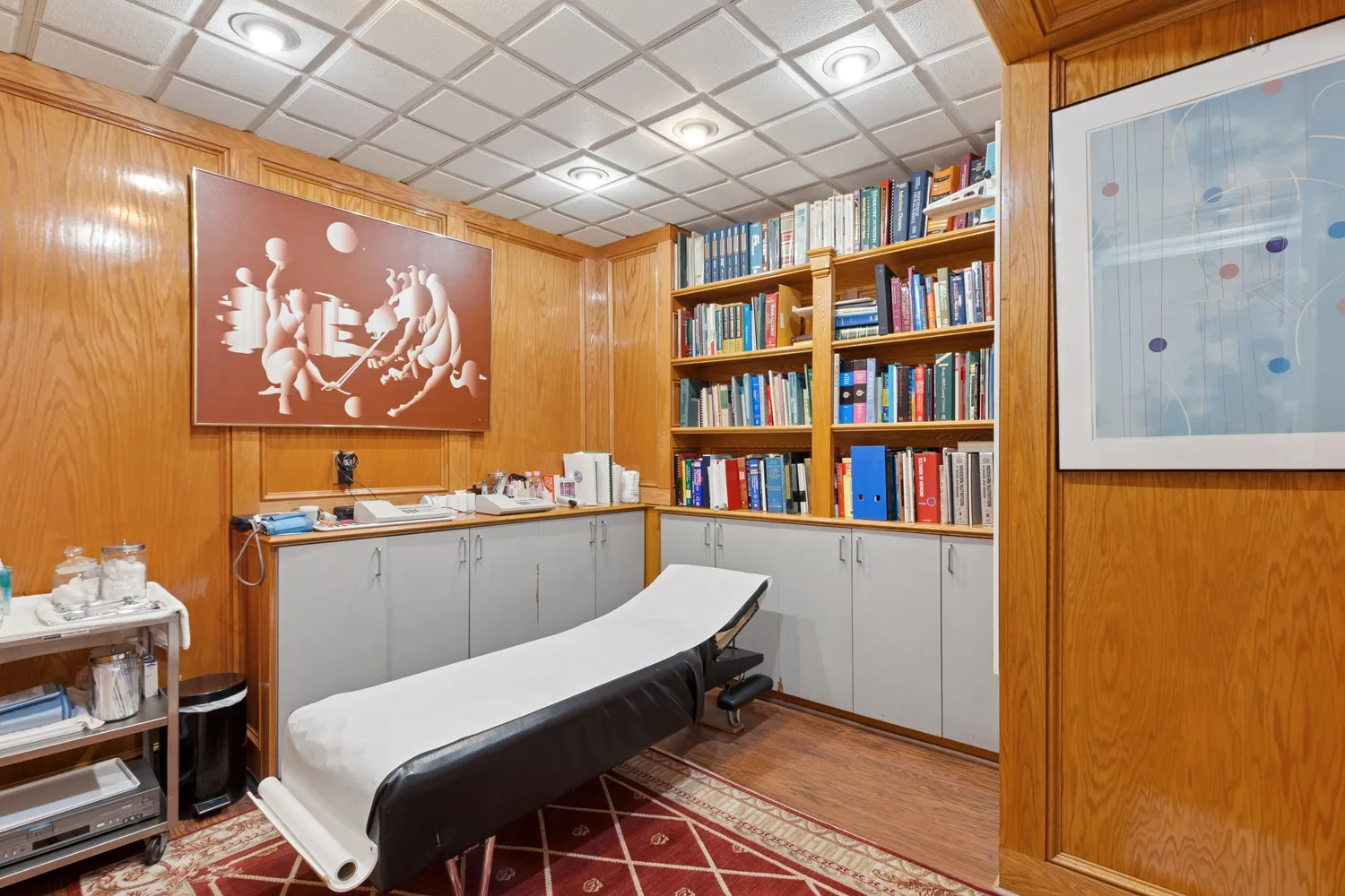 a room with furniture and window