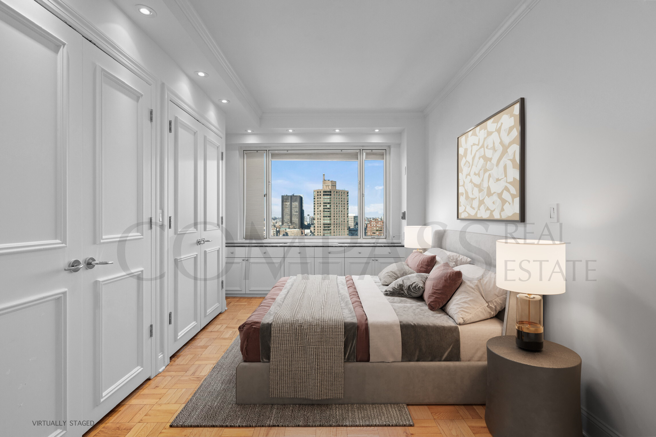 45 East 89th Street, Unit Undisclosed Manhattan, NY 10128 - Photo 5 of 10 a living room with furniture and a rug