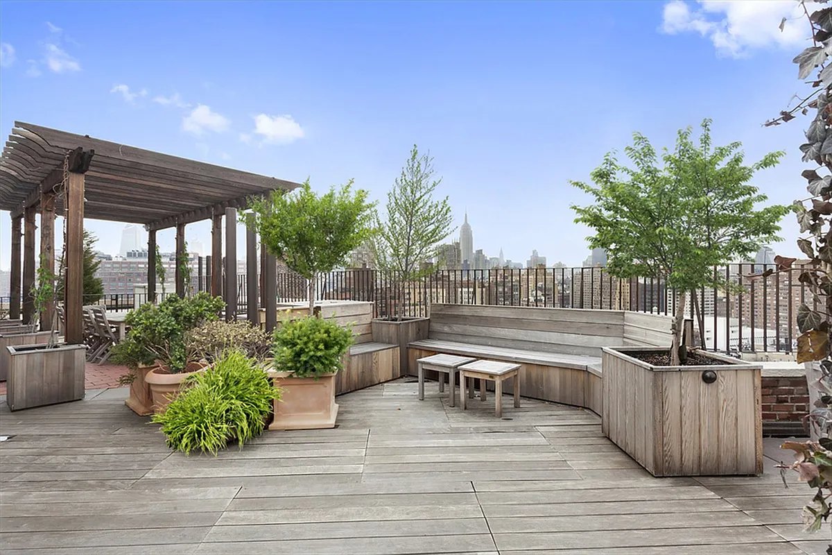 302 West 12th Street, Unit 11F Manhattan, NY 10014 - Photo 16 of 17 a view of a chairs and table on the wooden floor