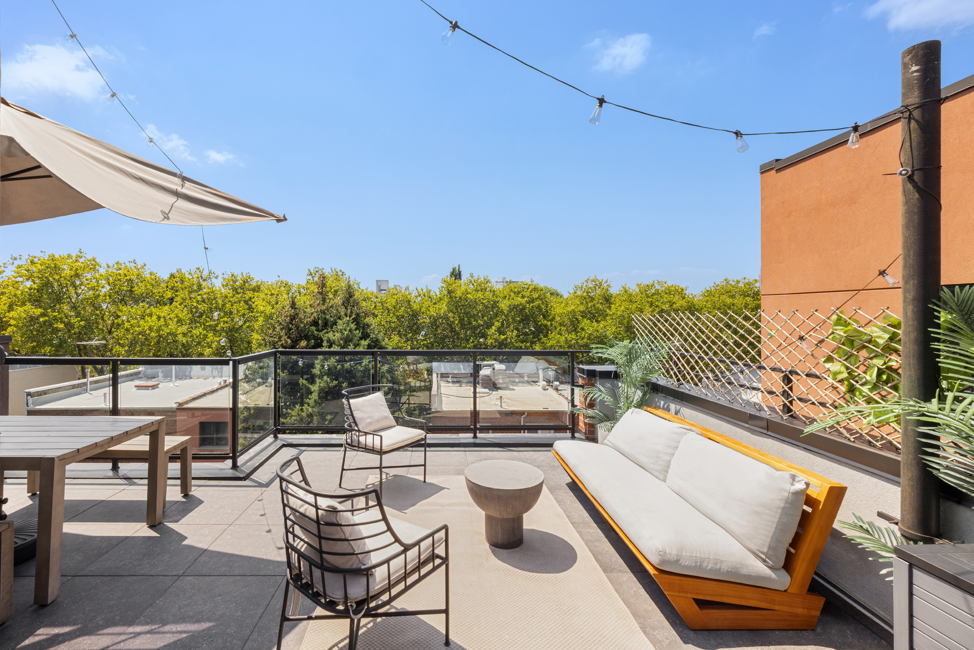 43 Newel Street, Unit PH2 Brooklyn, NY 11222 - Photo 9 of 10 a view of a balcony with chairs
