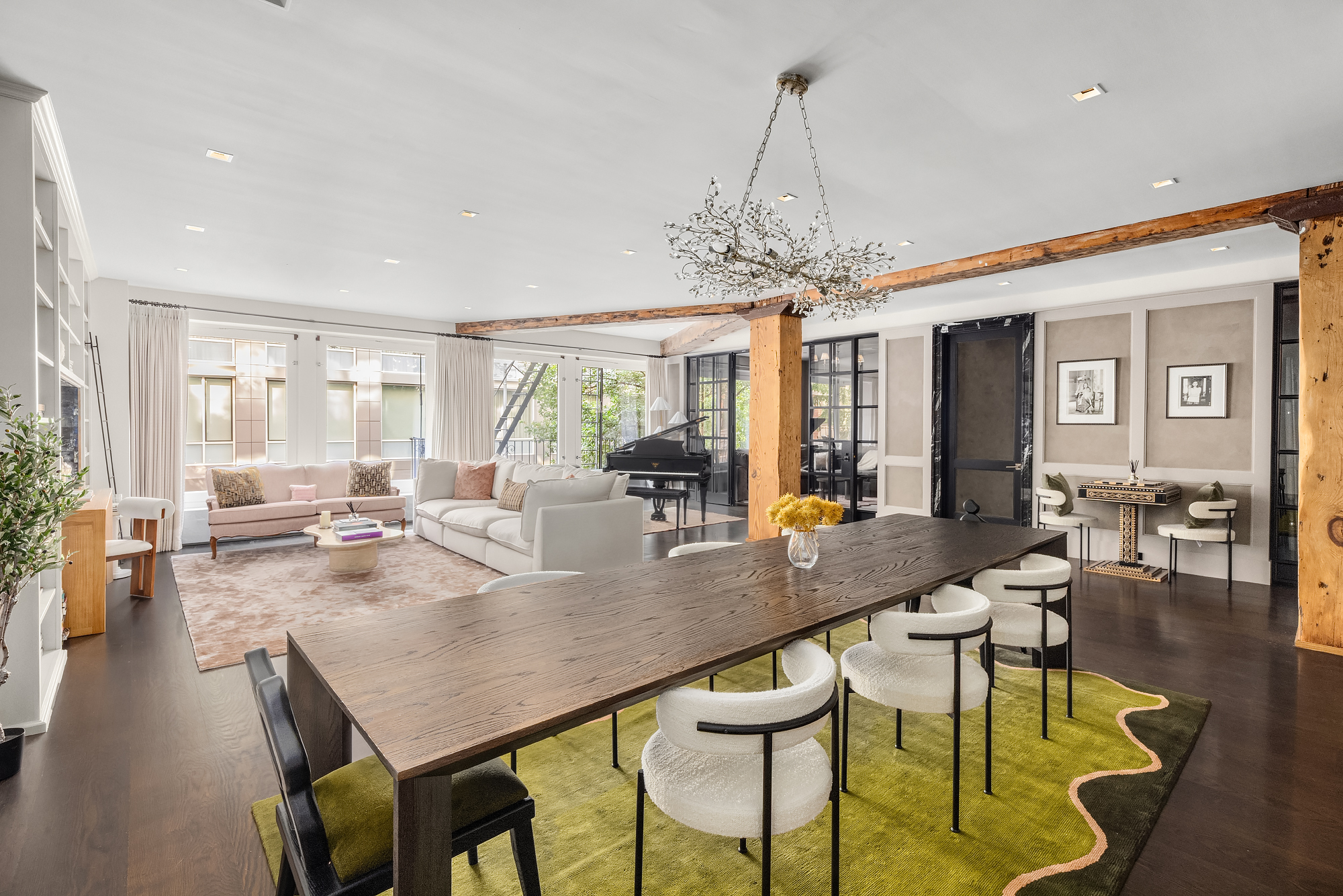 14-16 Wooster Street, Unit 2 Manhattan, NY 10013 - Photo 7 of 22 a view of a dining room and livingroom view