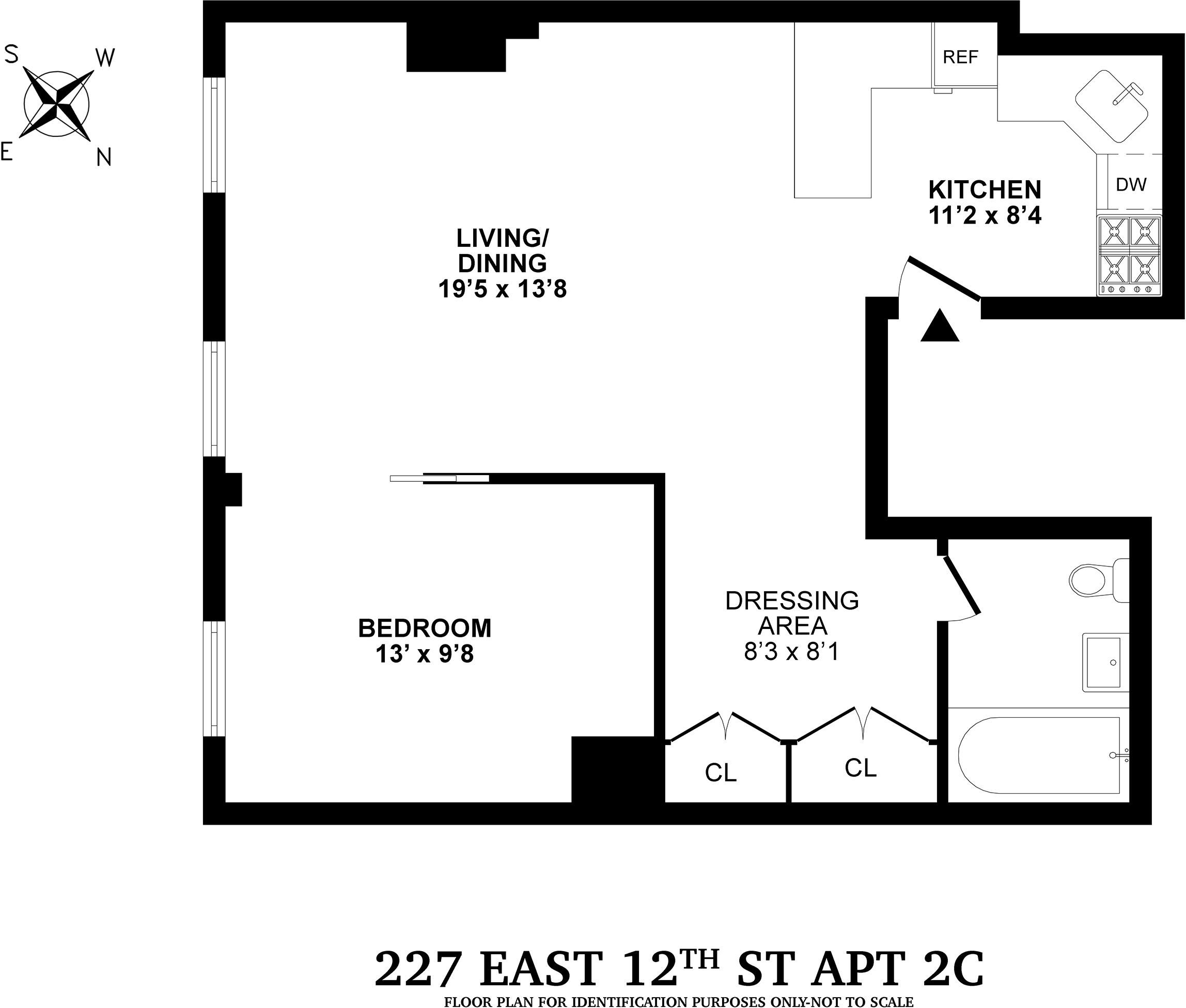 227 East 12th Street, Unit 2C Manhattan, NY 10003 - Photo 6 of 6 Gallery Image 6