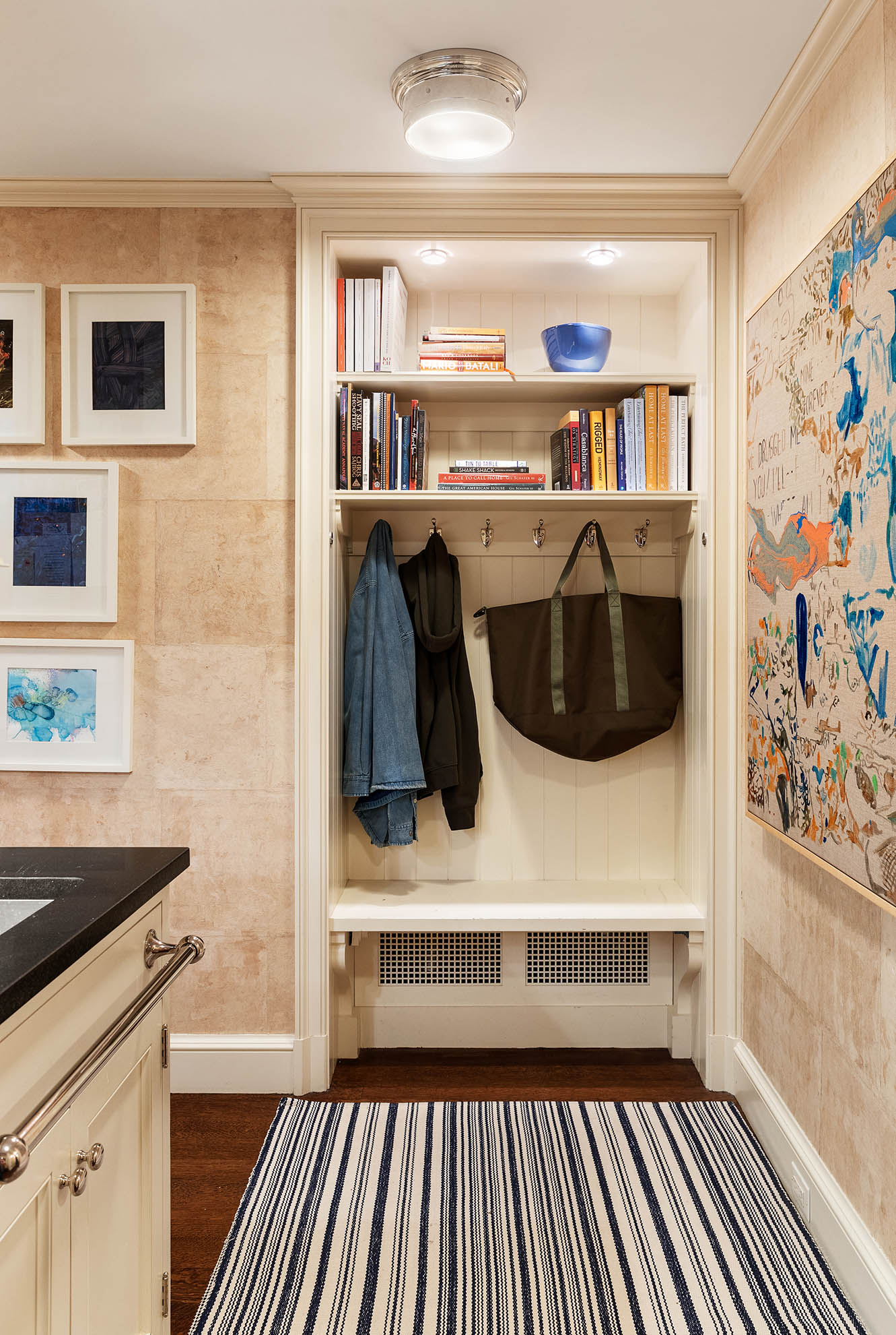 1030 5th Avenue, Unit 3W Manhattan, NY 10028 - Photo 21 of 22 a view of a kitchen from a living room