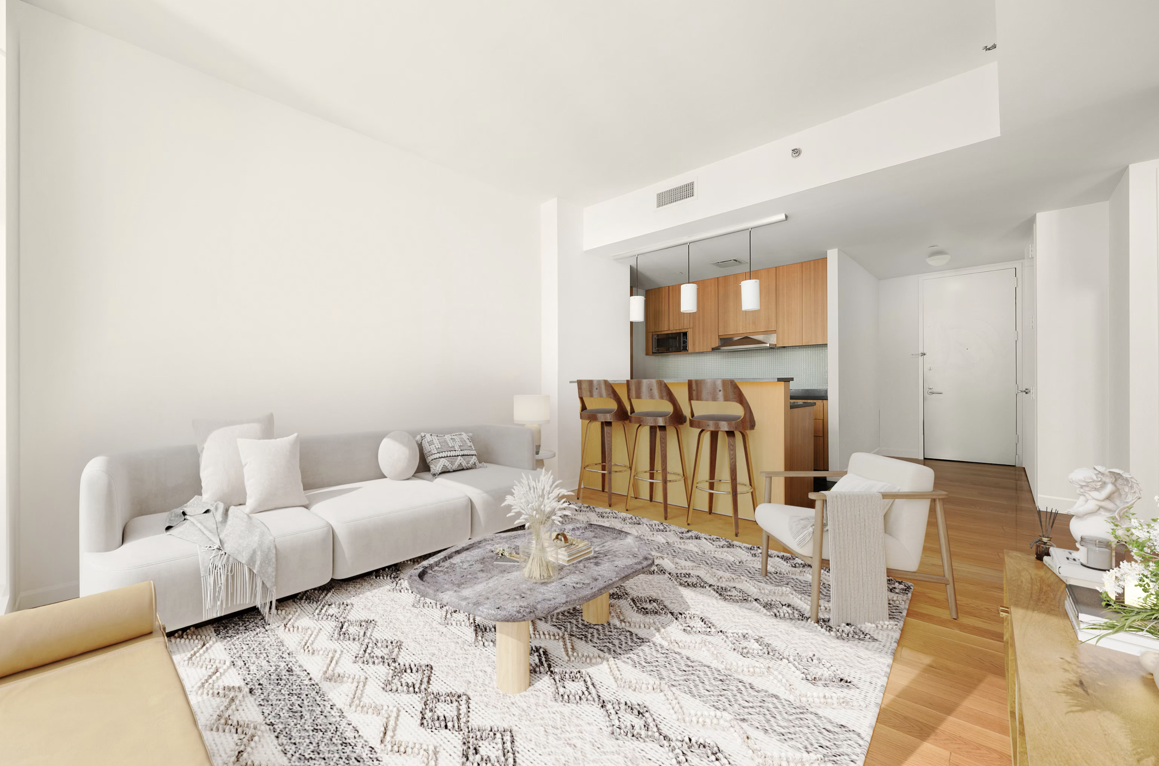 a bed room with a bed and a television