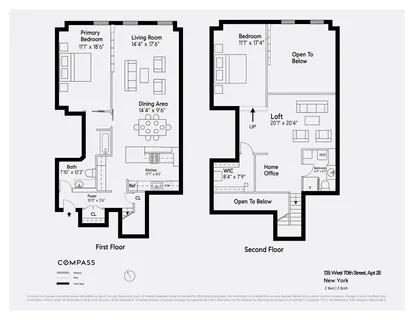 $2,250,000 | 135 West 70th Street, Unit 2E | Upper West Side