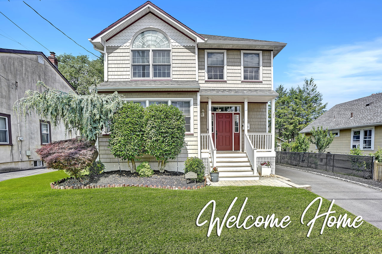 266 Feronia Way Rutherford, NJ 07070 - Photo 1 of 41 a front view of a house with a yard