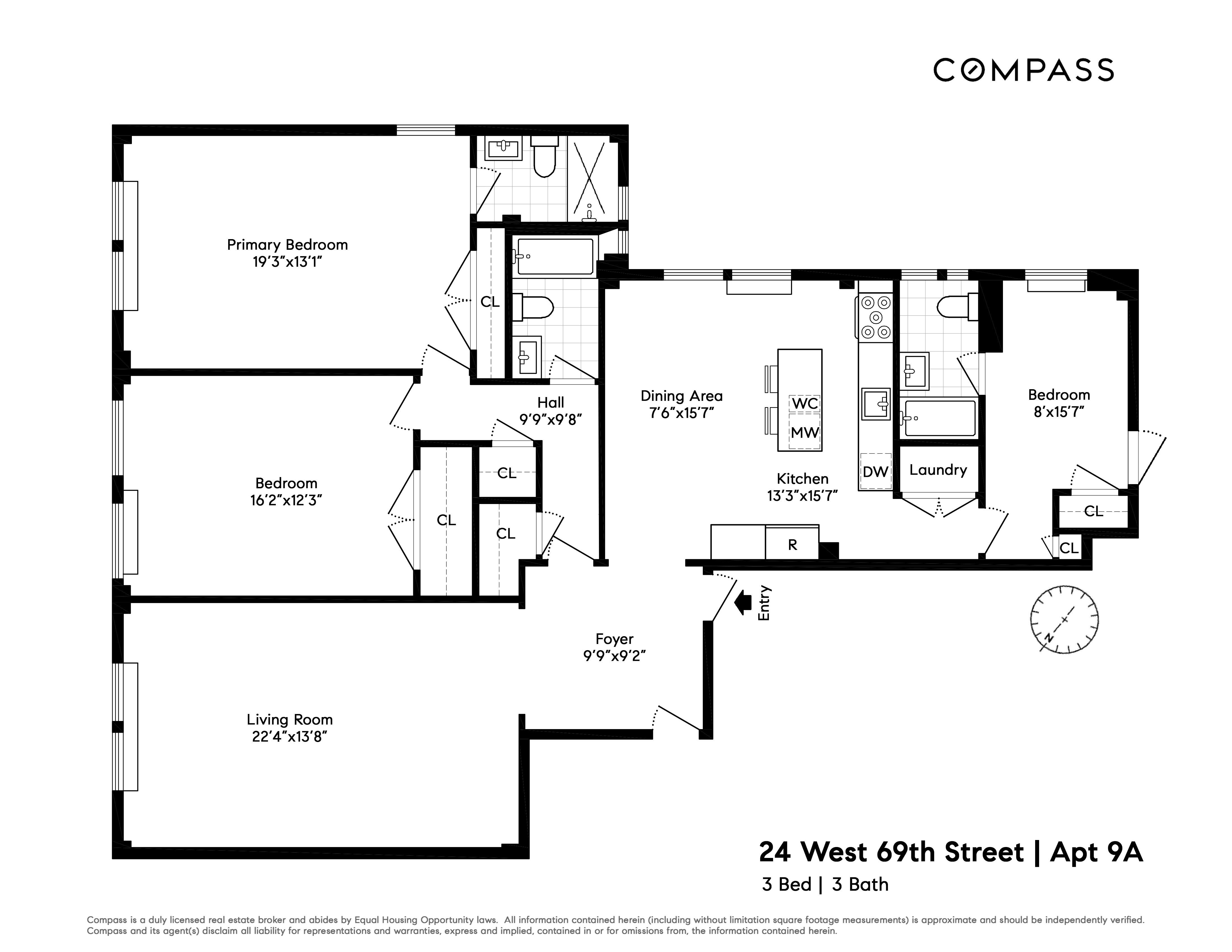 24 West 69th Street, Unit 9A Manhattan, NY 10023 - Photo 14 of 14