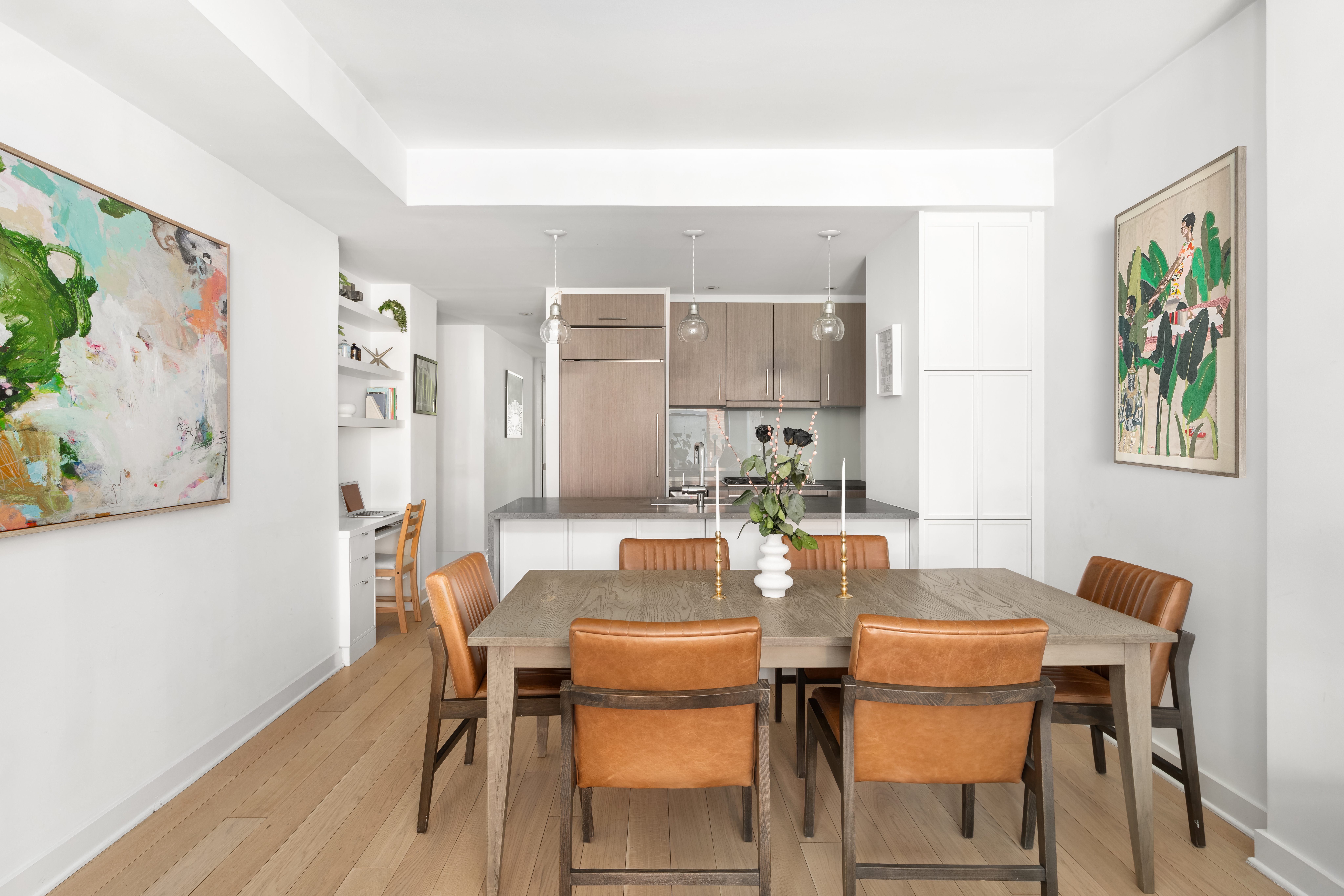 160 East 22nd Street, Unit 3A Manhattan, NY 10010 - Photo 1 of 7 a dining room with furniture and window