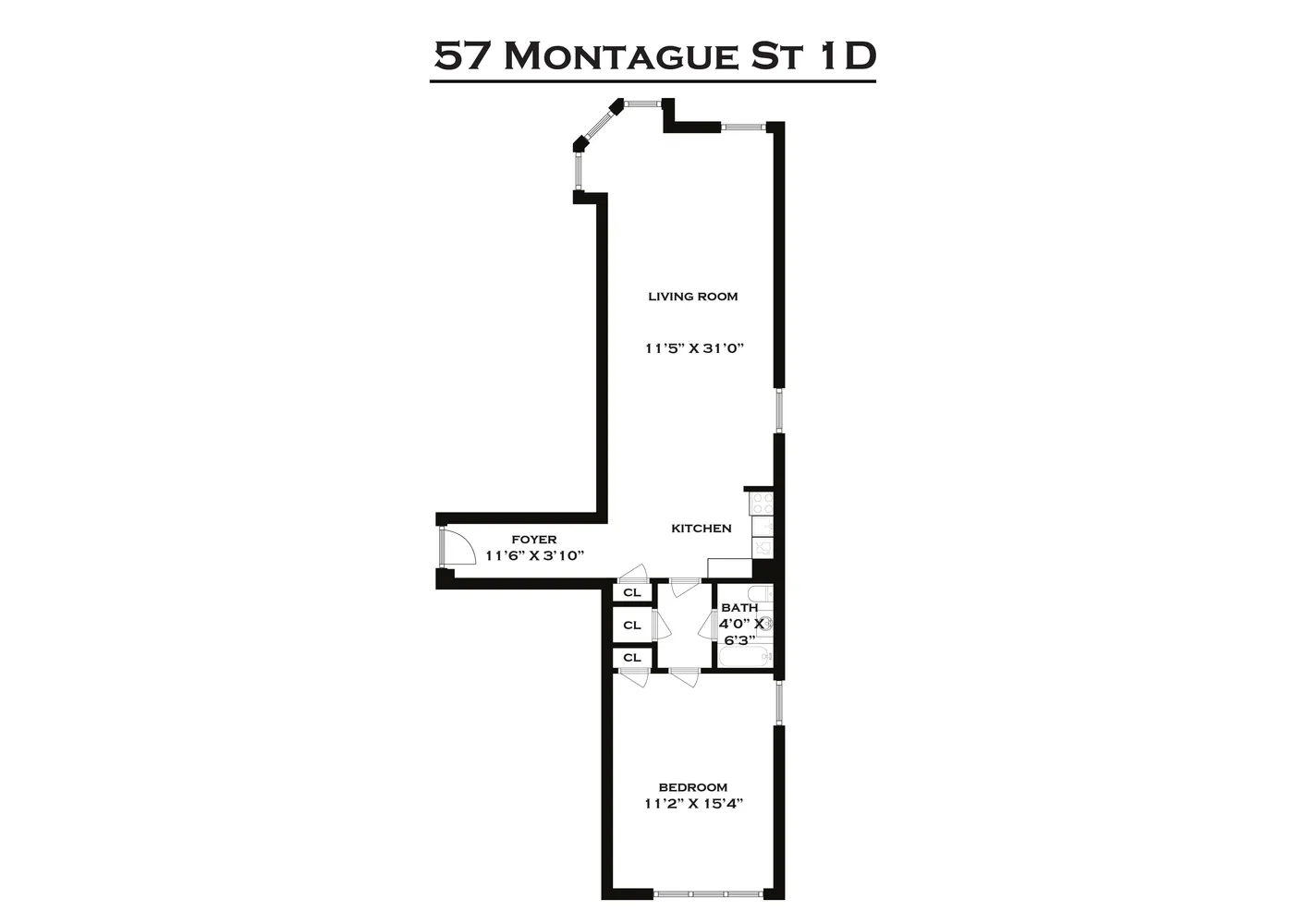 $646,999 | 57 Montague Street, Unit 1D | Brooklyn Heights
