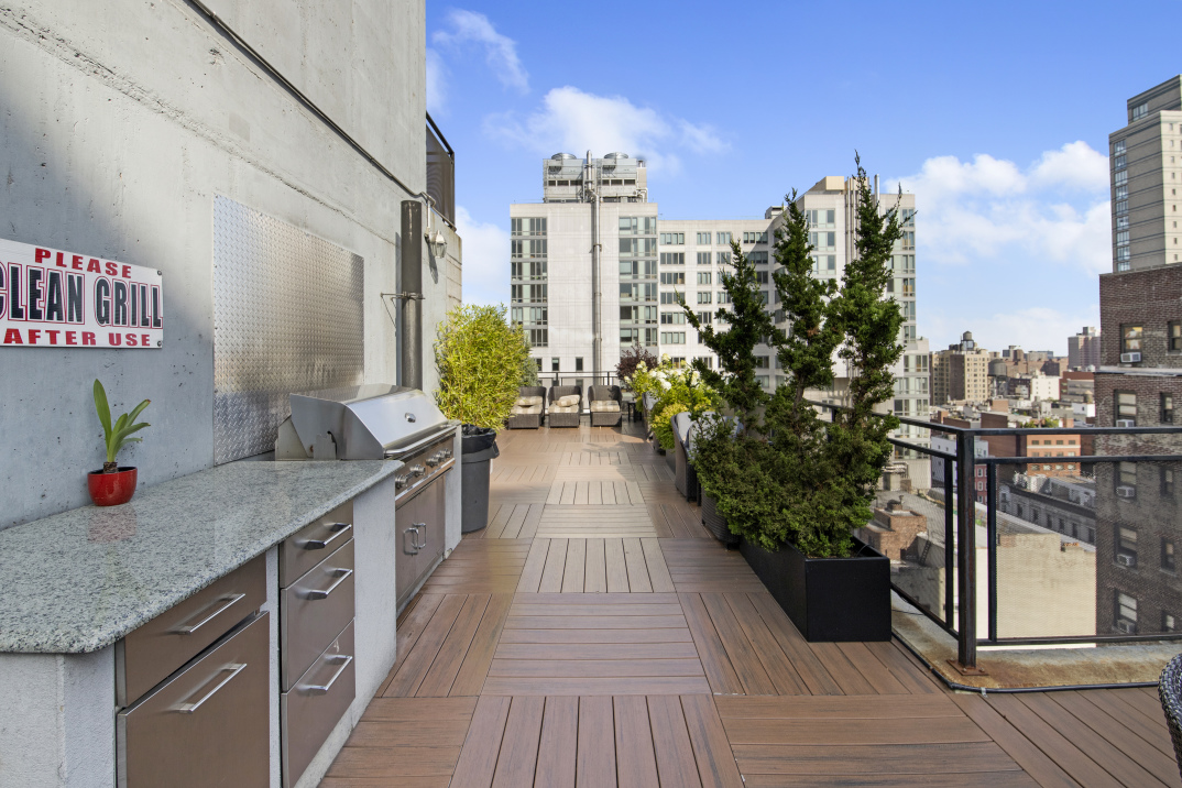 148 East 24th Street, Unit 3D Manhattan, NY 10010 - Photo 13 of 15 a view of a balcony with outdoor seating