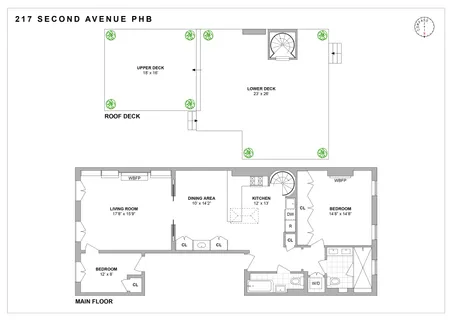 $2,795,000 | 217 2nd Avenue, Unit PH | East Village